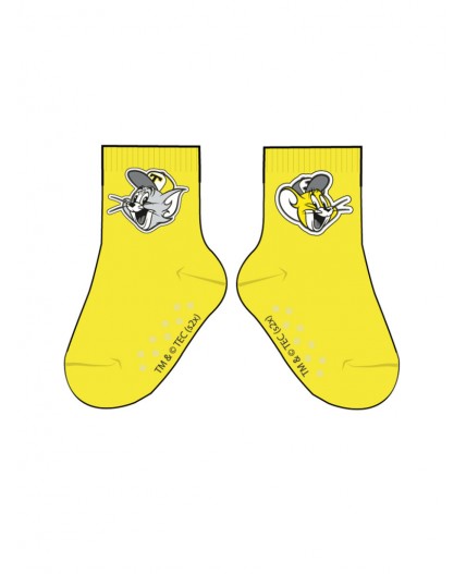 Носки детские трикотажные для мальчиков, 2 пары в комплекте жёлтый,черный