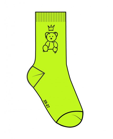 Носки трикотажные для девочек, 3 пары в комплекте разноцветный