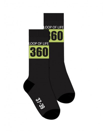 Носки трикотажные для мальчиков, 2 пары в комплекте черный,светло-зеленый