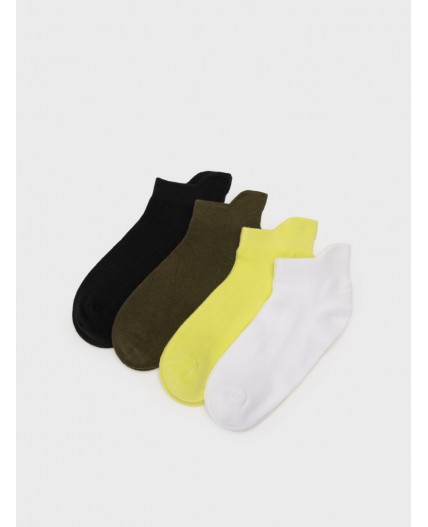 Носки трикотажные для мальчиков, 4 пары в комплекте разноцветный