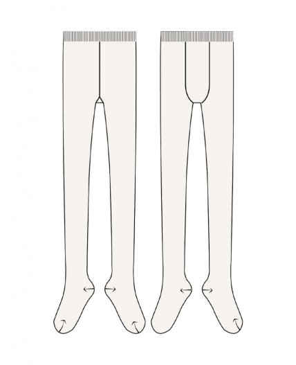 Колготки трикотажные для девочек, 2 пары в комплекте бежевый,светло-бежевый