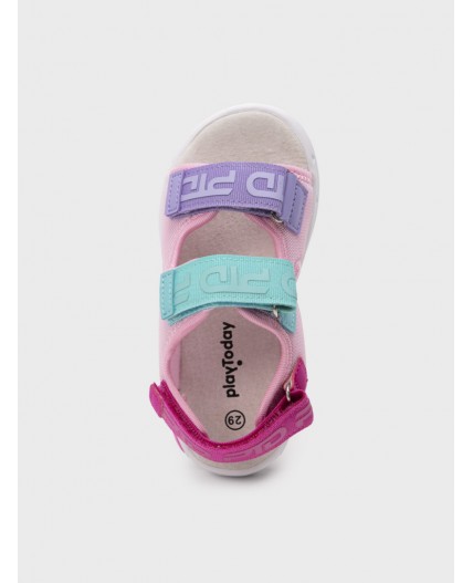 Сандалии для девочек разноцветный