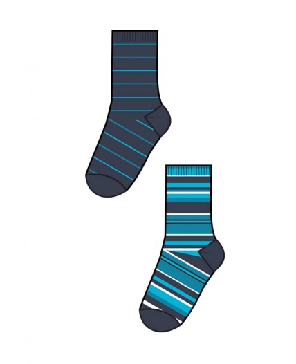 Носки трикотажные для мальчиков, 2 пары в комплекте разноцветный