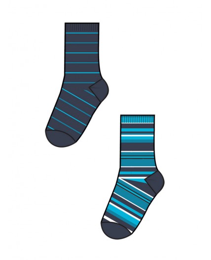 Носки трикотажные для мальчиков, 2 пары в комплекте разноцветный