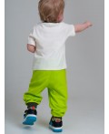 Брюки детские трикотажные для мальчиков светло-зеленый