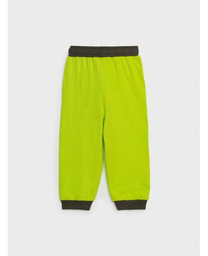 Брюки детские трикотажные для мальчиков светло-зеленый