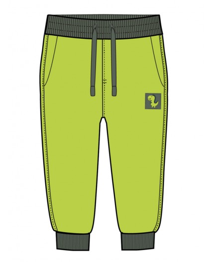 Брюки детские трикотажные для мальчиков светло-зеленый