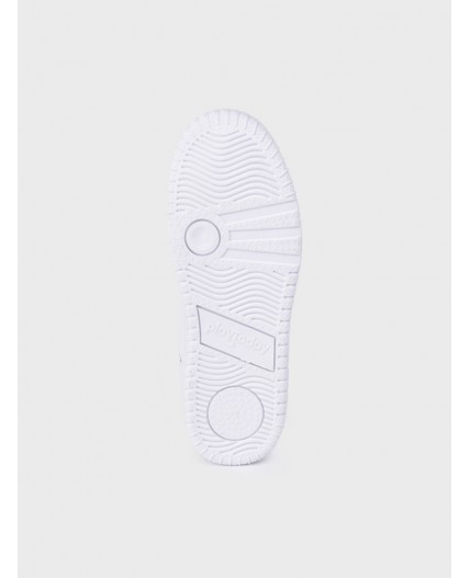 Полуботинки для девочек белый,черный