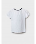 Блузка трикотажная для девочек (футболка) белый