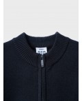 Кардиган трикотажный для мальчиков тёмно-синий