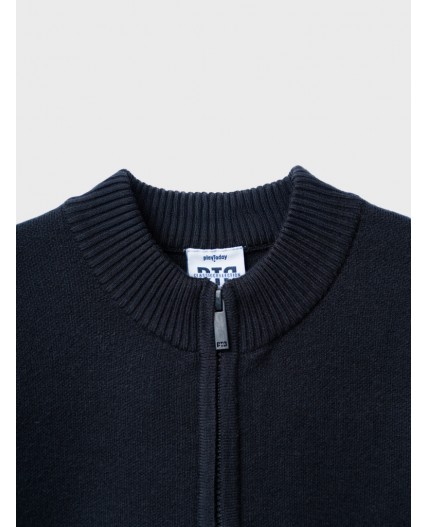Кардиган трикотажный для мальчиков тёмно-синий