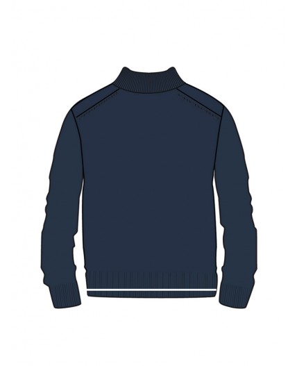 Кардиган трикотажный для мальчиков тёмно-синий