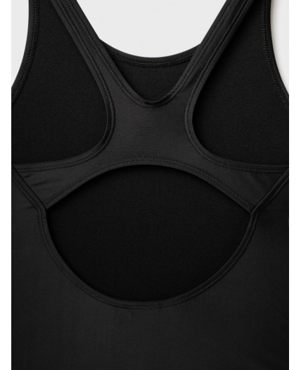 Купальник трикотажный для девочек черный