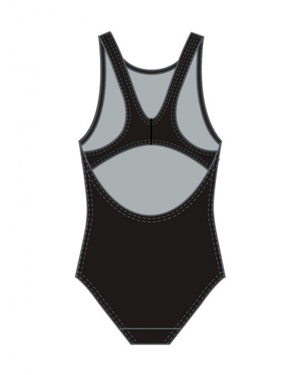 Купальник трикотажный для девочек черный