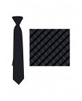 Галстук текстильный для мальчиков черный