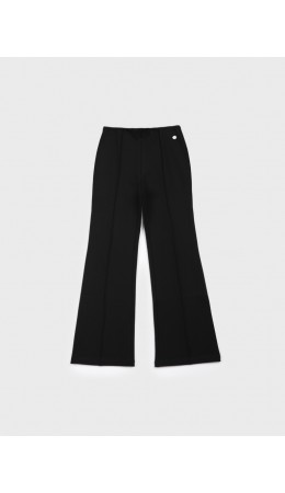 Брюки трикотажные для девочек черный