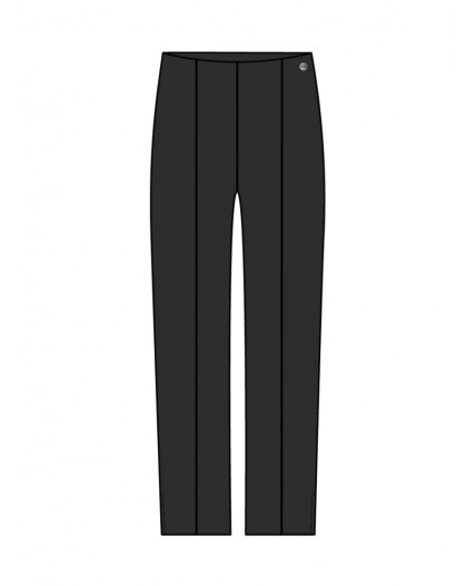 Брюки трикотажные для девочек черный