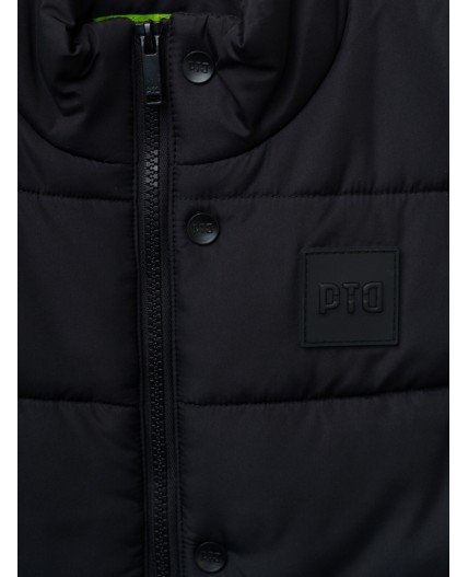 Жилет текстильный с полиуретановым покрытием для мальчиков черный