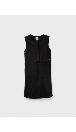 Сарафан трикотажный для девочек черный