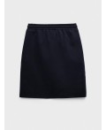 Юбка трикотажная для девочек тёмно-синий