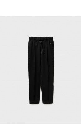 Брюки трикотажные для девочек черный