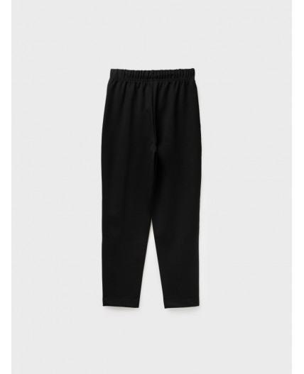 Брюки трикотажные для девочек черный