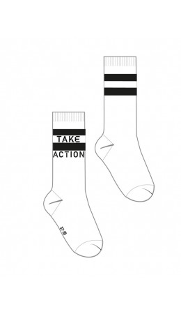 Носки трикотажные для девочек, 2 пары в комплекте черный,белый