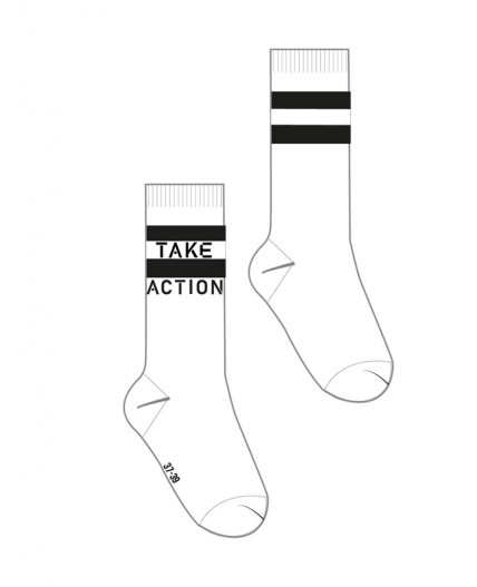 Носки трикотажные для девочек, 2 пары в комплекте черный,белый