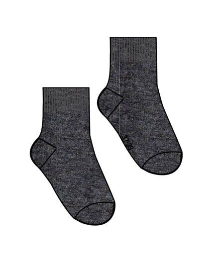 Носки трикотажные для мальчиков, 2 пары в комплекте темно-серый