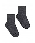 Носки трикотажные для мальчиков, 2 пары в комплекте темно-серый