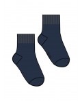 Носки трикотажные для мальчиков, 4 пары в комплекте тёмно-синий,серый