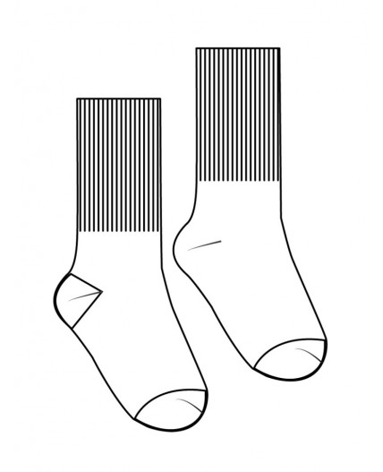 Носки трикотажные для мальчиков, 2 пары в комплекте белый,черный