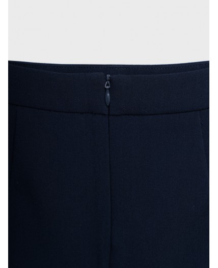 Юбка текстильная для девочек тёмно-синий