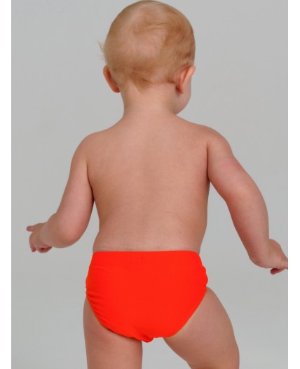 Комплект детский для мальчиков: плавки трикотажные, панама текстильная красный,синий