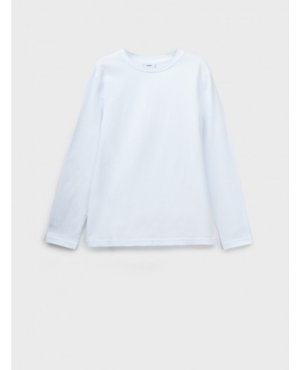 Фуфайка трикотажная для девочек (футболка) белый