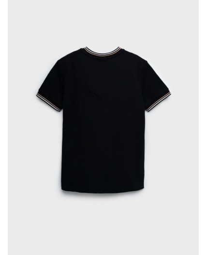 Фуфайка трикотажная для мальчиков (футболка) черный