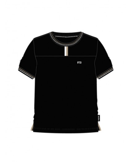 Фуфайка трикотажная для мальчиков (футболка) черный