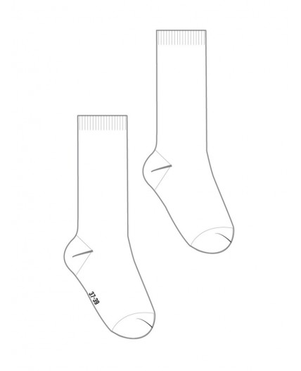 Носки трикотажные для девочек, 2 пары в комплекте белый