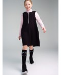 Сарафан текстильный для девочек черный