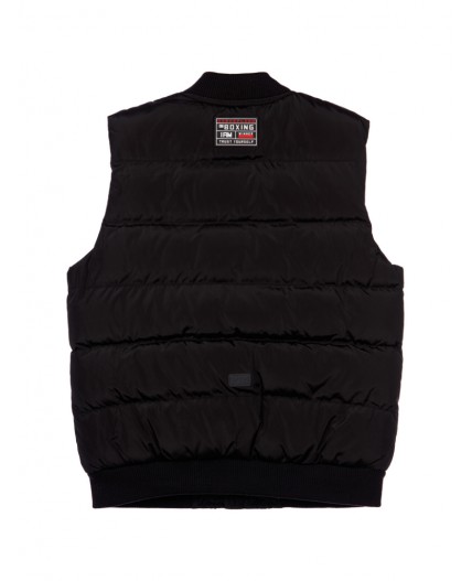 Жилет текстильный с полиуретановым покрытием для мальчиков черный