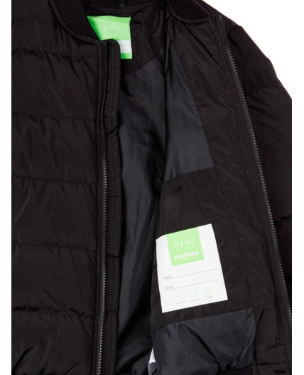 Жилет текстильный с полиуретановым покрытием для мальчиков черный