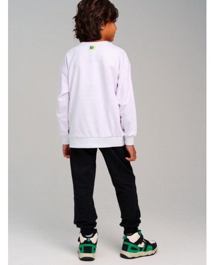 Брюки трикотажные для мальчиков черный