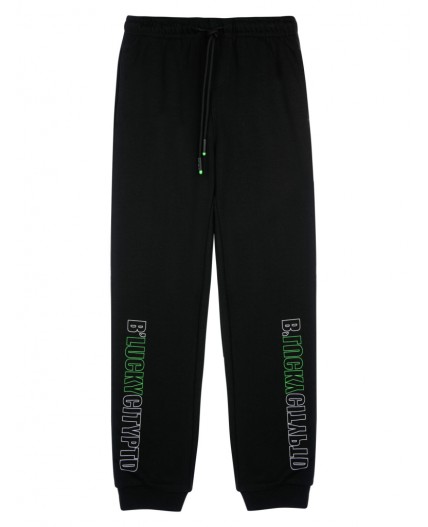 Брюки трикотажные для мальчиков черный