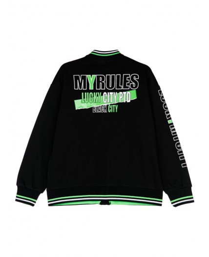 Толстовка трикотажная для мальчиков черный