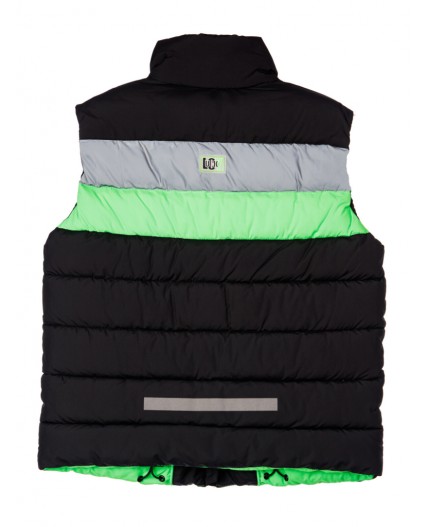 Жилет текстильный с полиуретановым покрытием для мальчиков черный,зеленый,серебряный