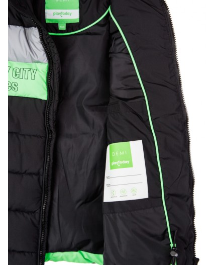 Жилет текстильный с полиуретановым покрытием для мальчиков черный,зеленый,серебряный