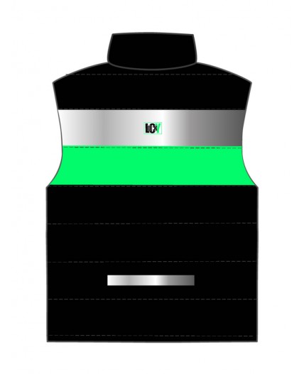 Жилет текстильный с полиуретановым покрытием для мальчиков черный,зеленый,серебряный