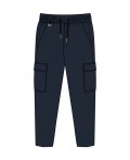 Брюки текстильные для мальчиков тёмно-синий