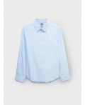 Рубашка текстильная для мальчиков (regular fit) голубой,белый