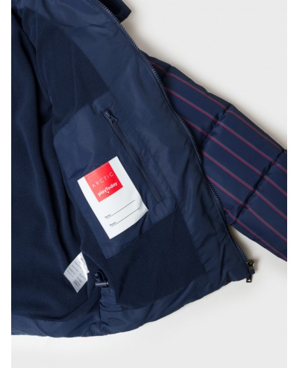 Куртка текстильная с полиуретановым покрытием для мальчиков тёмно-синий